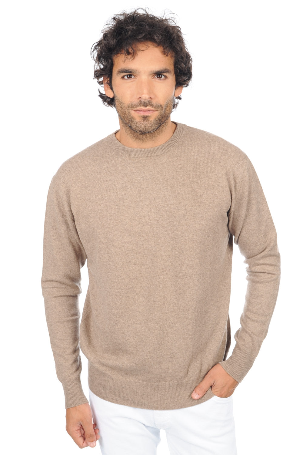 Nestor Premium en cachemire homme - dolma natural - Mahogany