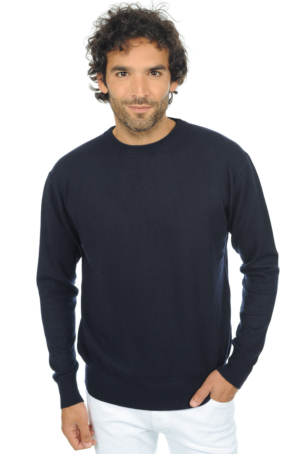 Nestor Premium en cachemire homme - premium navy - Mahogany