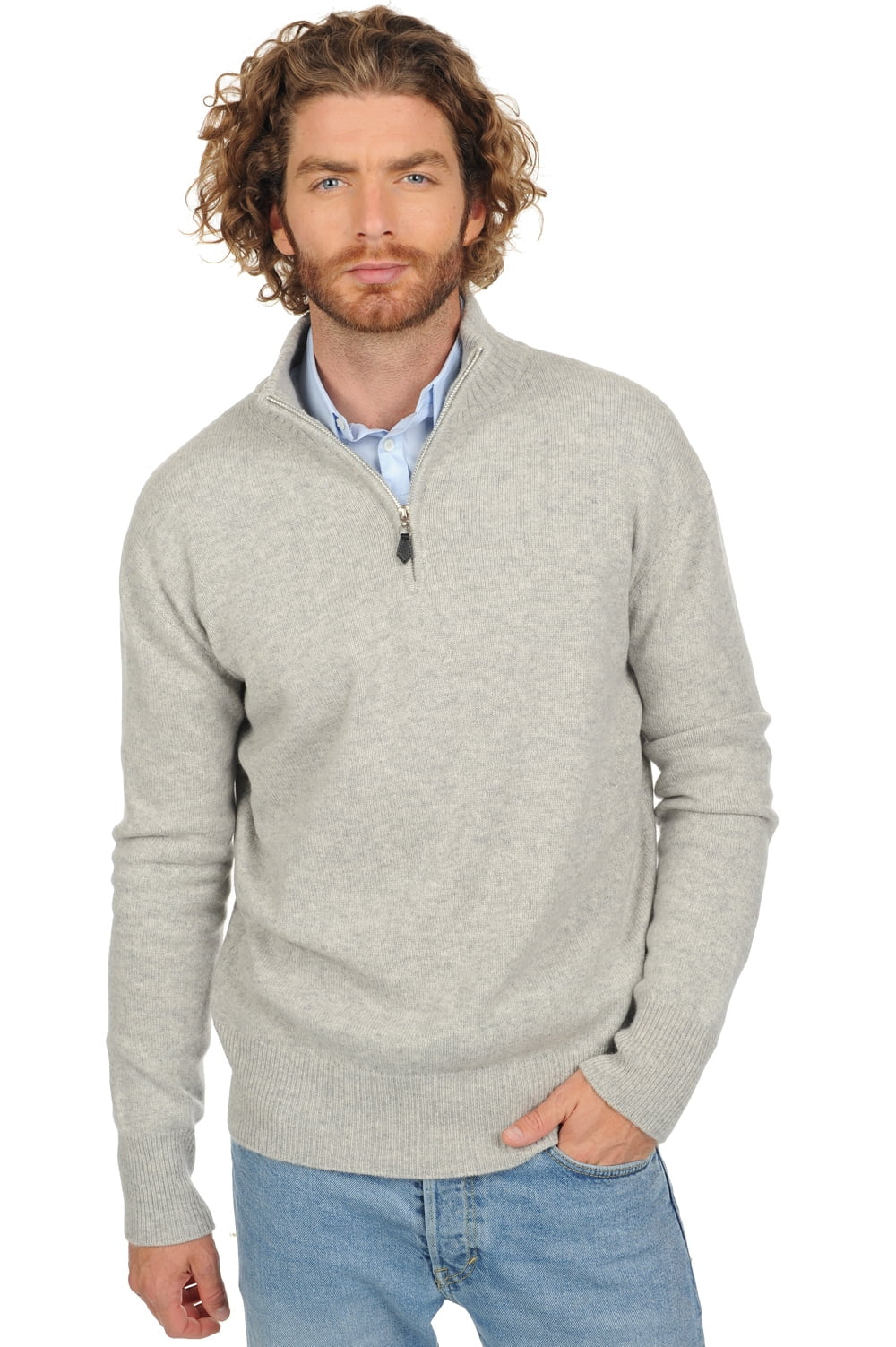 Donovan en cachemire homme - flanelle chiné - Mahogany