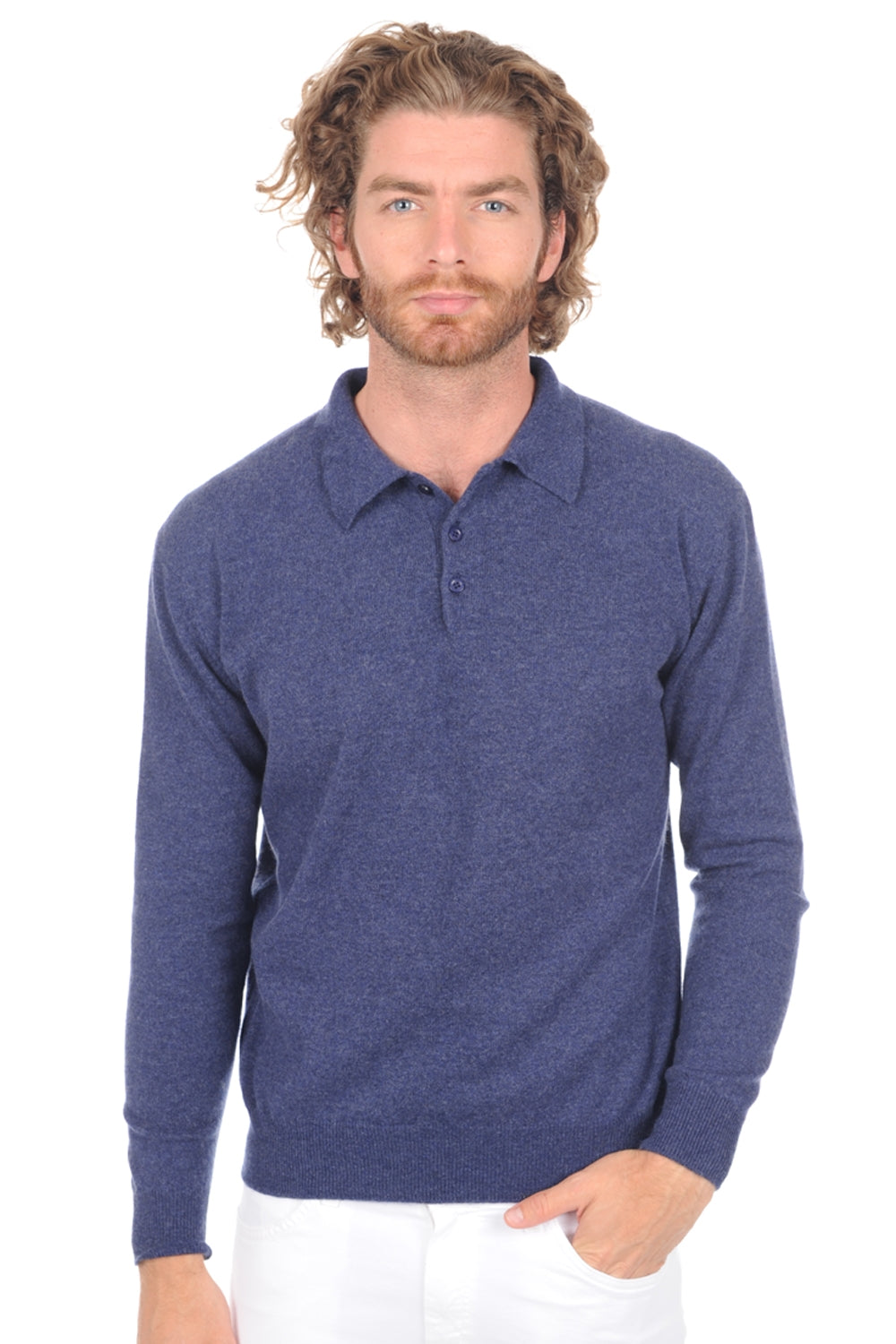 Alexandre en cachemire homme - indigo - Mahogany