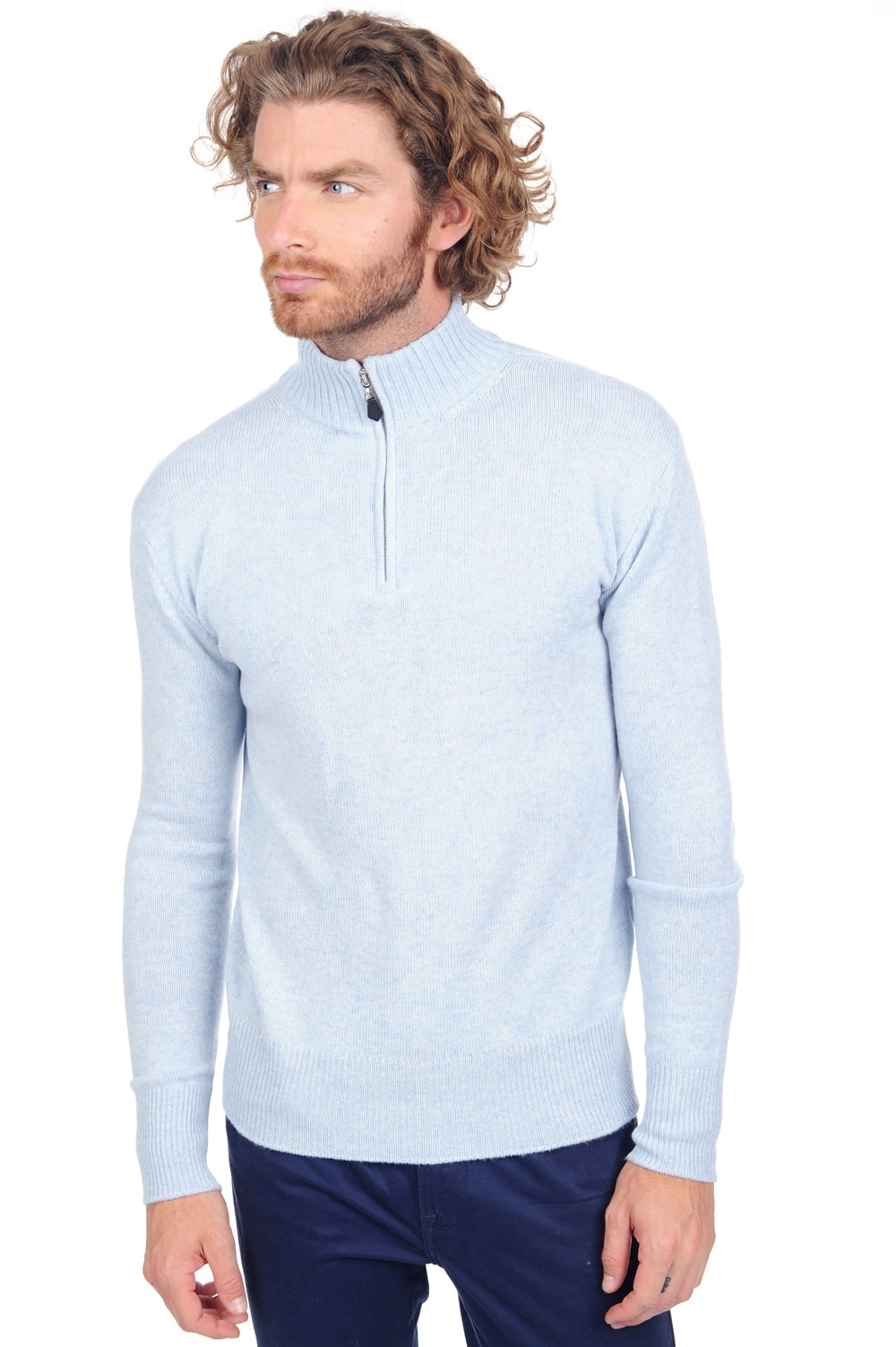 Donovan en cachemire homme - arctic - Mahogany