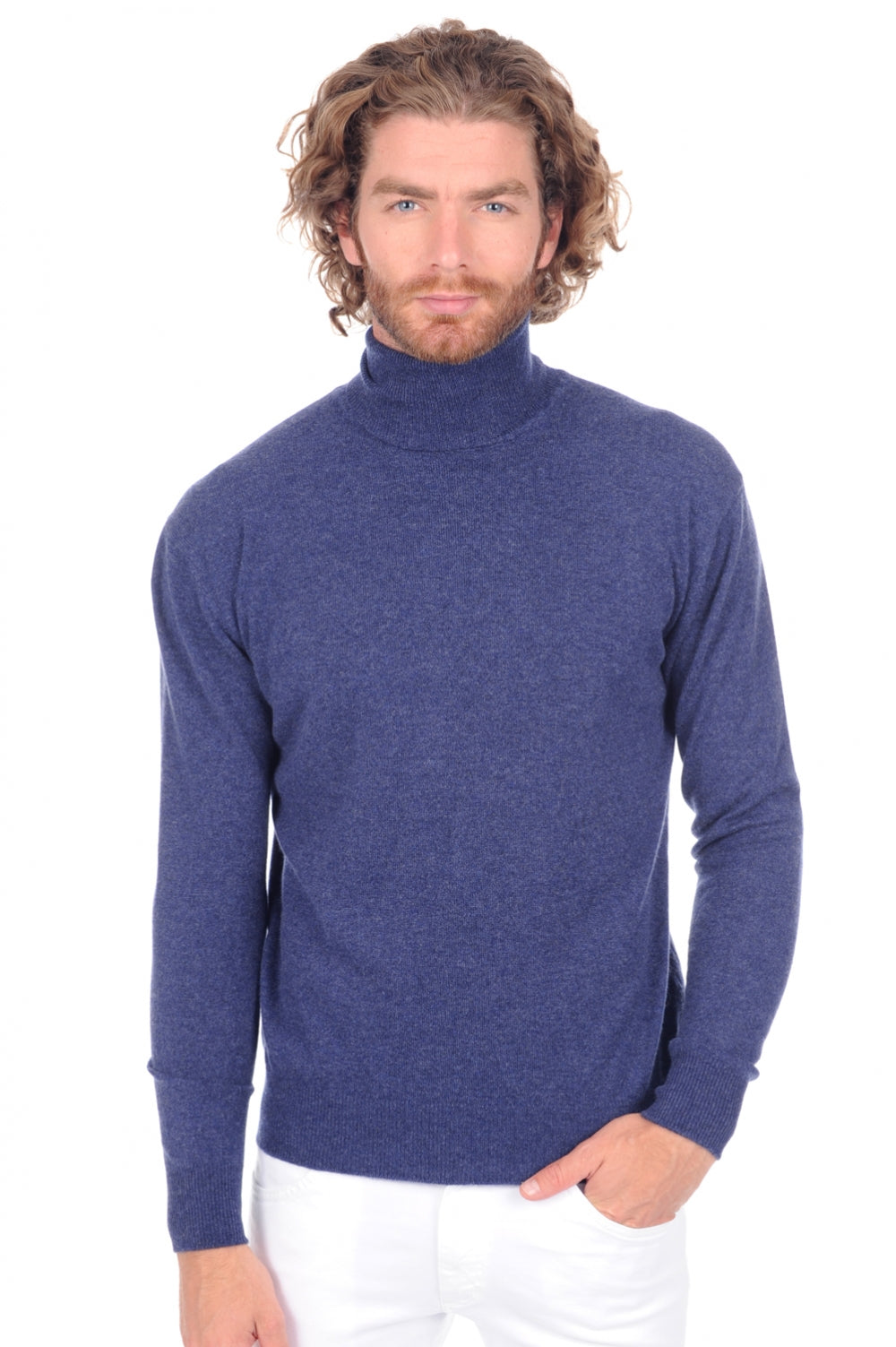 Edgar en cachemire homme - indigo - Mahogany
