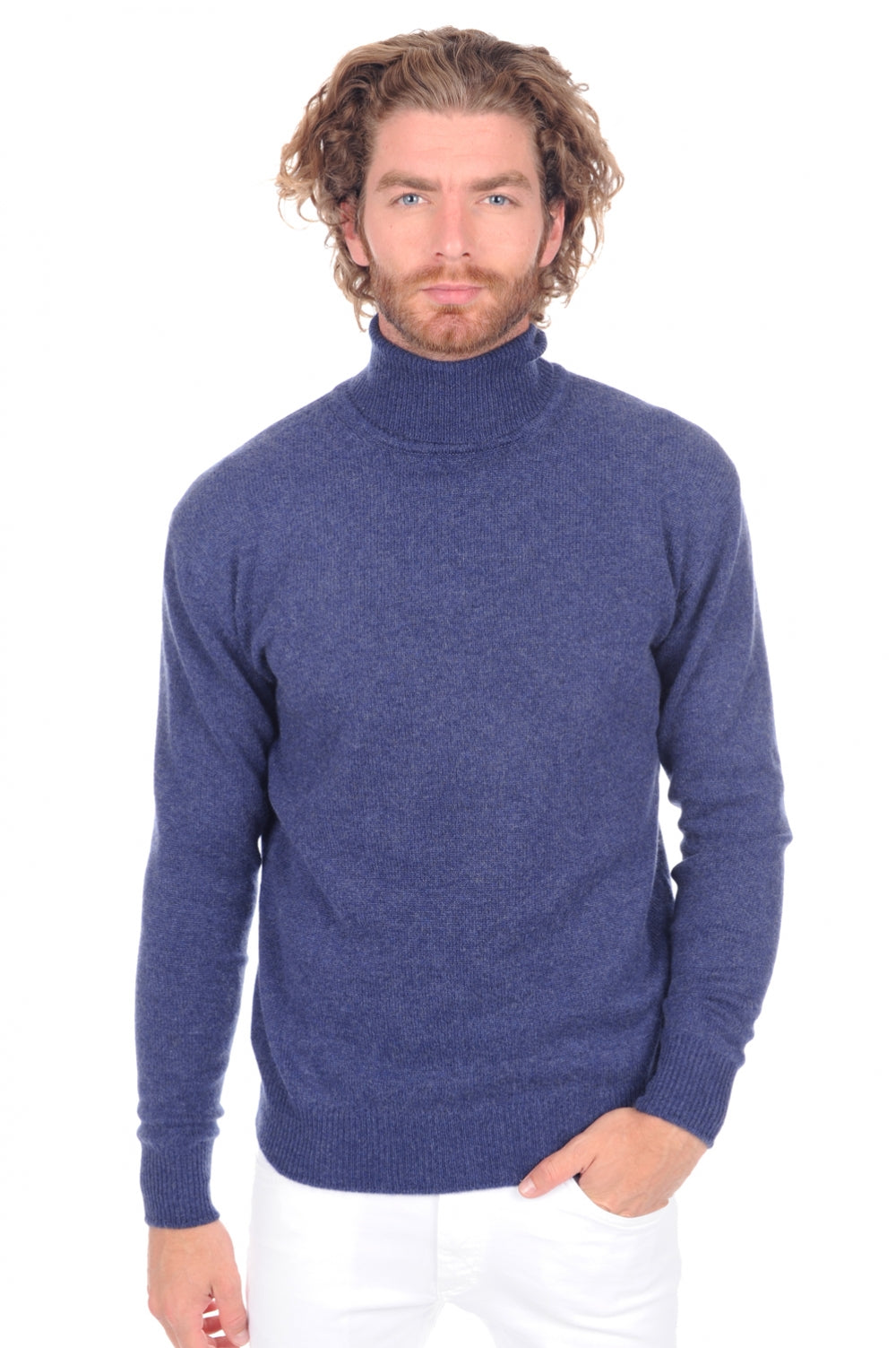 Edgar 4F en cachemire homme - indigo - Mahogany