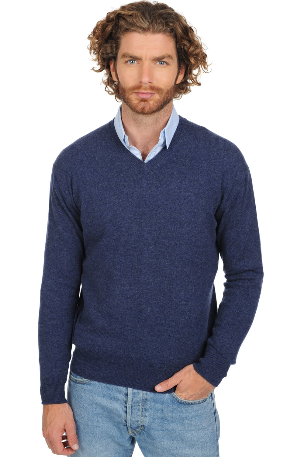 Hippolyte en cachemire homme - indigo - Mahogany