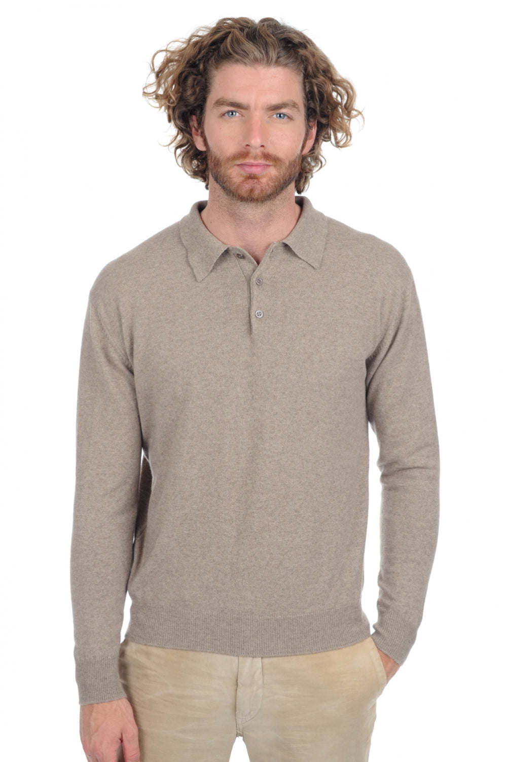Alexandre Premium en cachemire homme - dolma natural - Mahogany