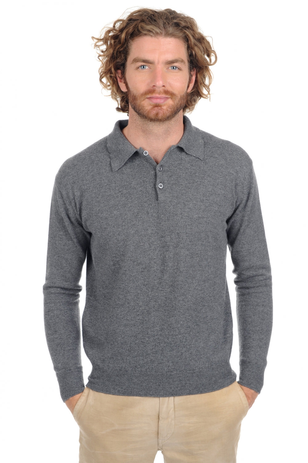 Alexandre Premium en cachemire homme - premium graphite - Mahogany