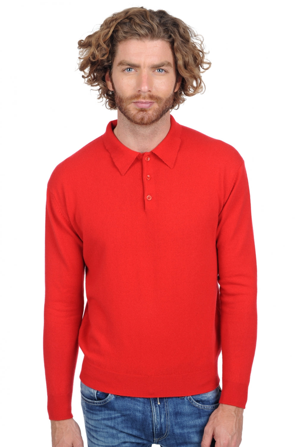 Alexandre Premium en cachemire homme - rouge - Mahogany