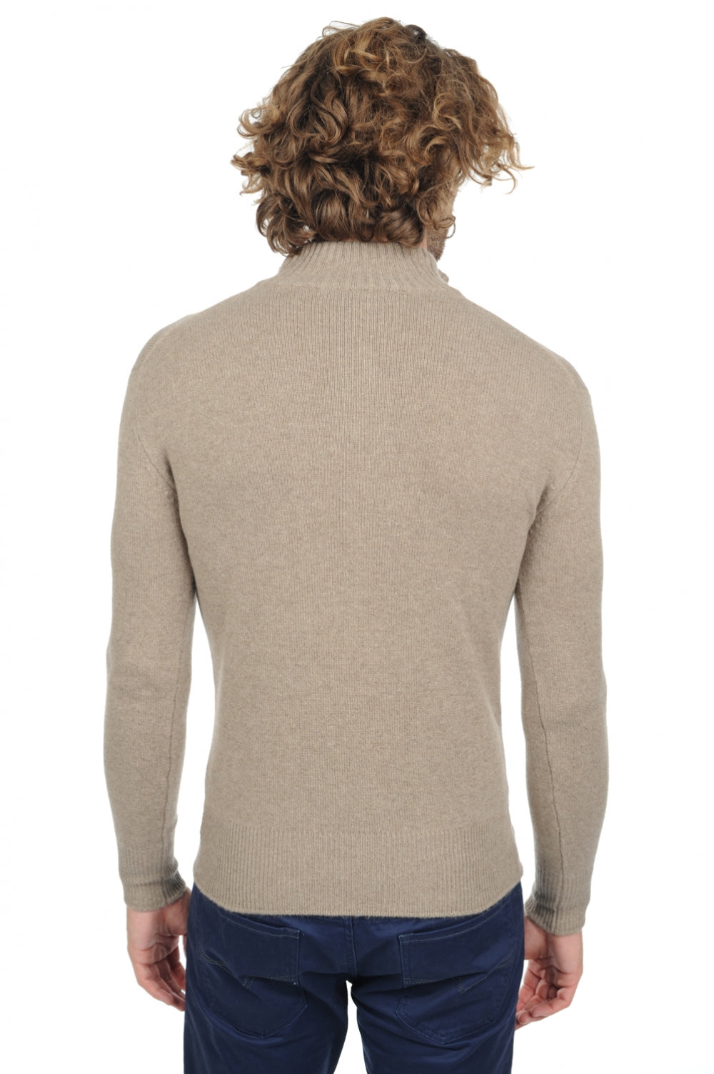 Donovan Premium en cachemire homme - Vue 5 - dolma natural - Mahogany