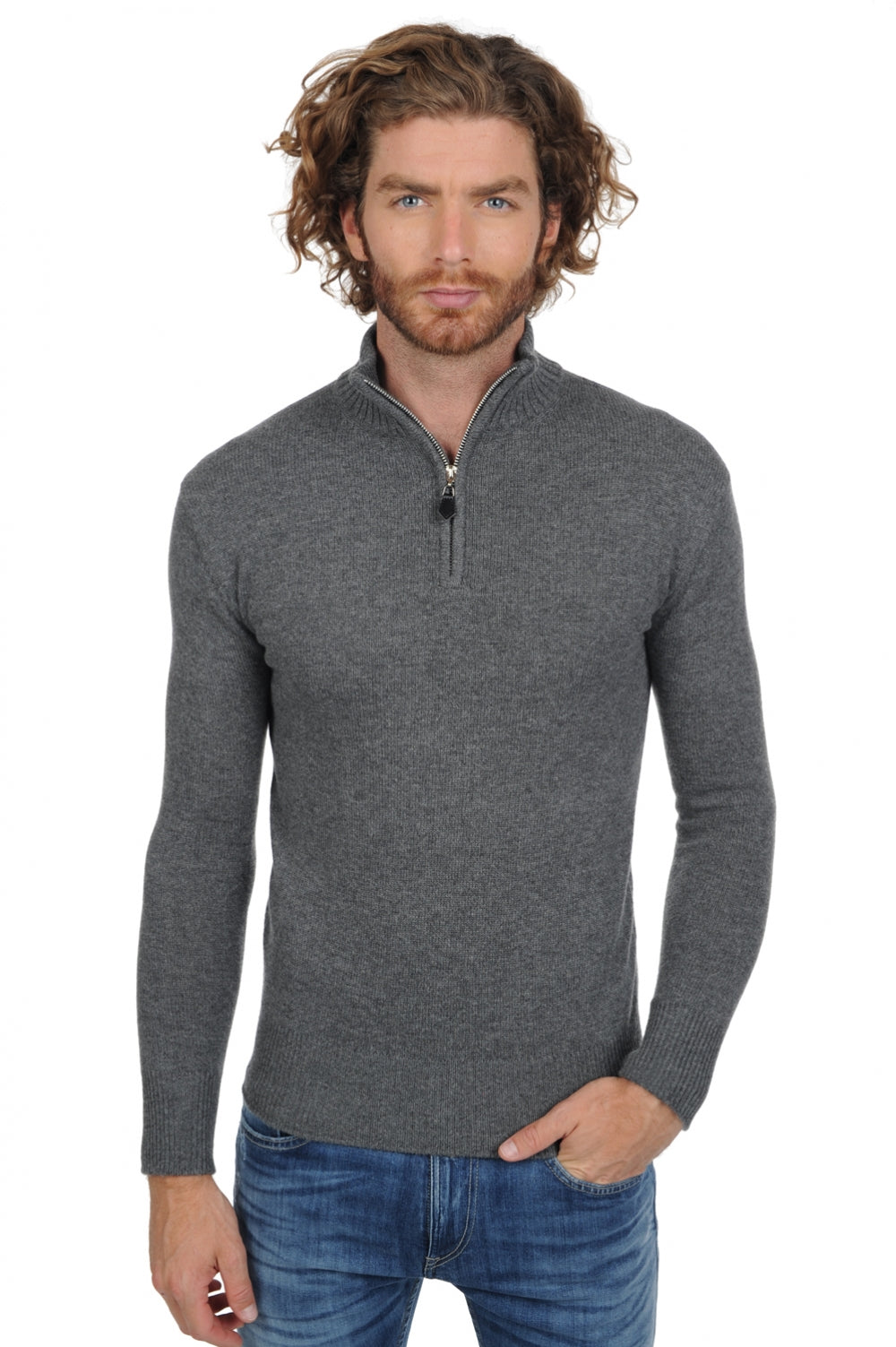 Donovan Premium en cachemire homme - premium graphite - Mahogany
