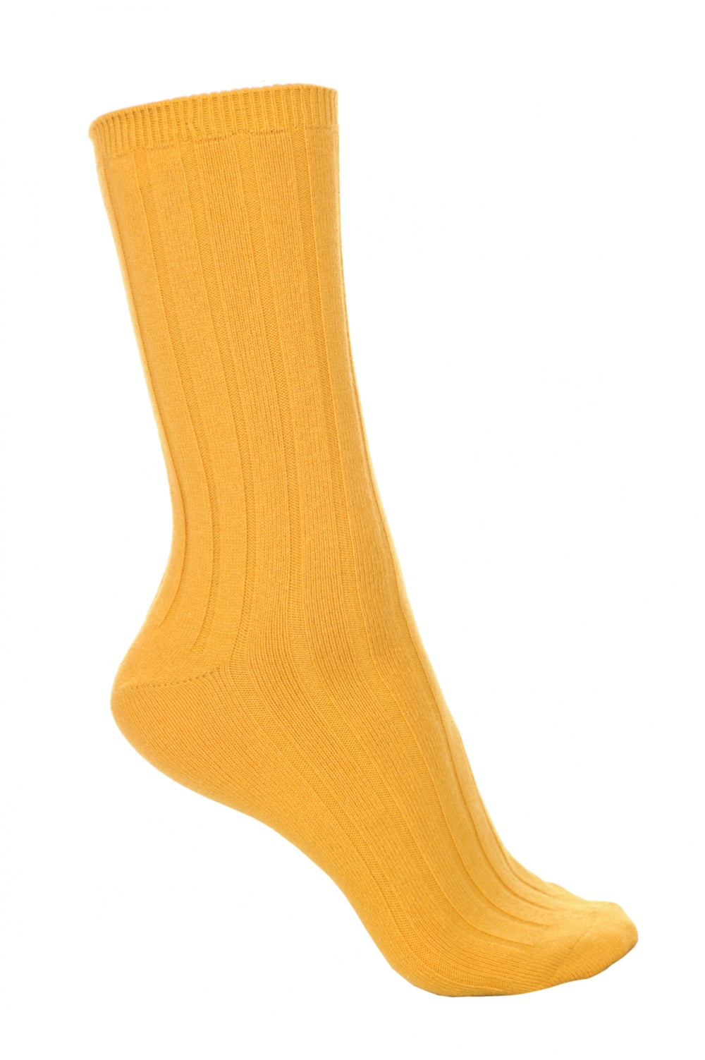 Dragibus en cachemire & elasthanne femme - moutarde - Mahogany