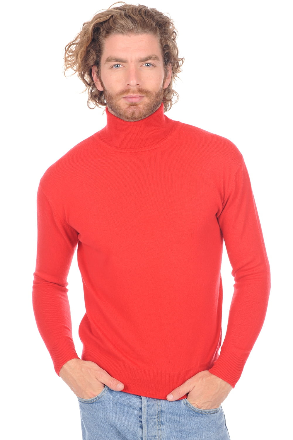 Edgar Premium en cachemire homme - rouge - Mahogany
