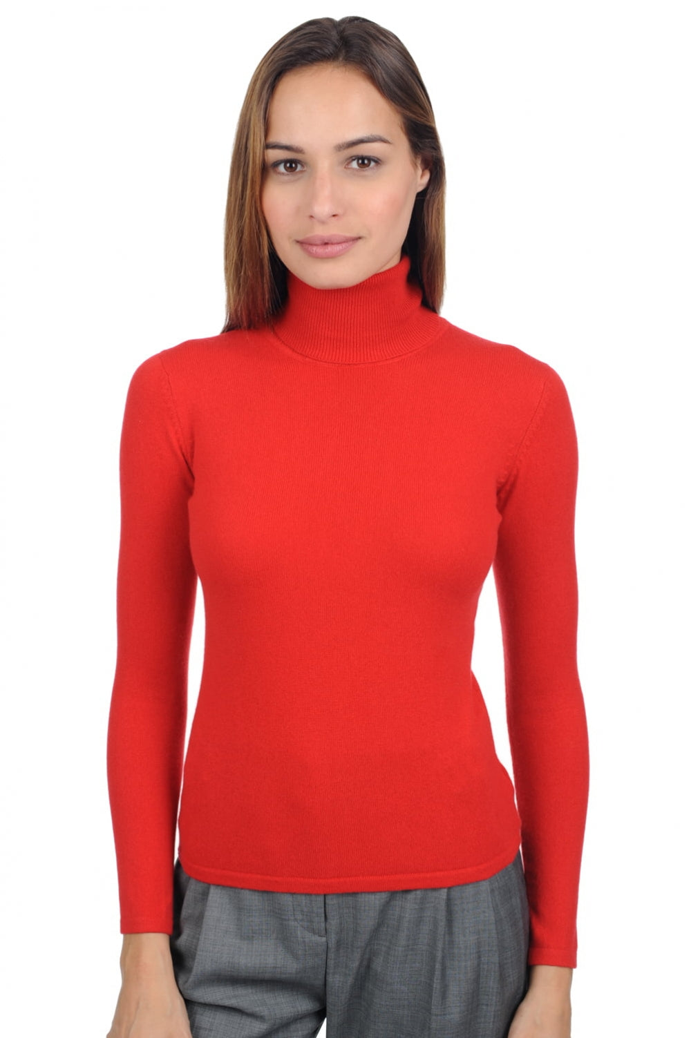 Jade Premium en cachemire femme - rouge - Mahogany