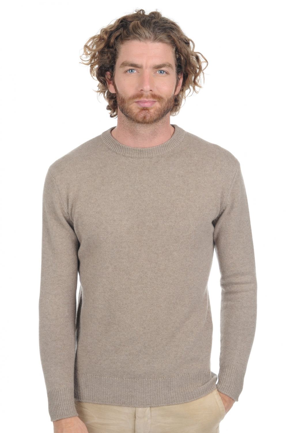 Nestor 4F Premium en cachemire homme - dolma natural - Mahogany