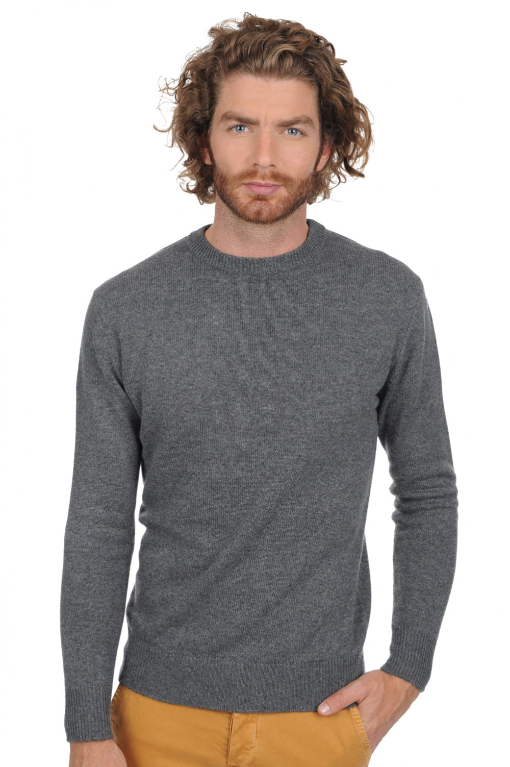 Nestor 4F Premium en cachemire homme - premium graphite - Mahogany