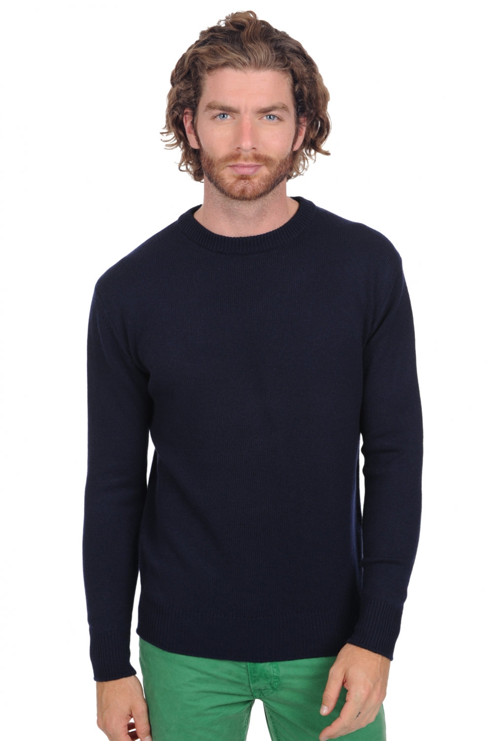 Nestor 4F Premium en cachemire homme - premium navy - Mahogany