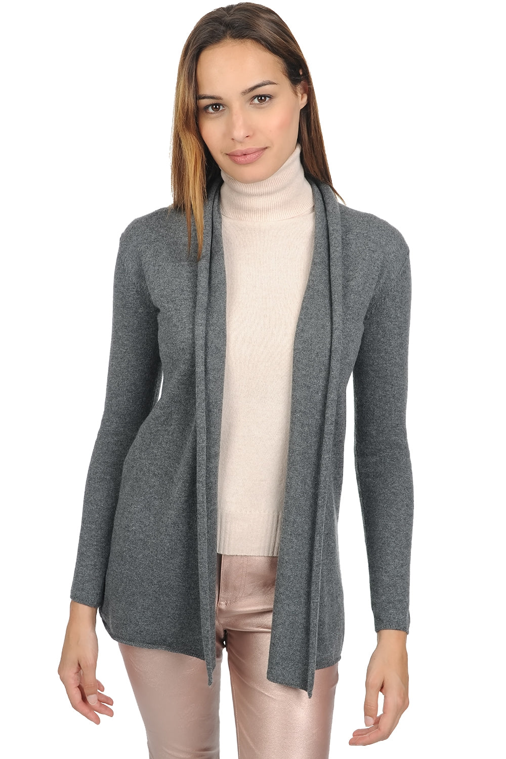 Pucci Premium en cachemire femme - premium graphite - Mahogany
