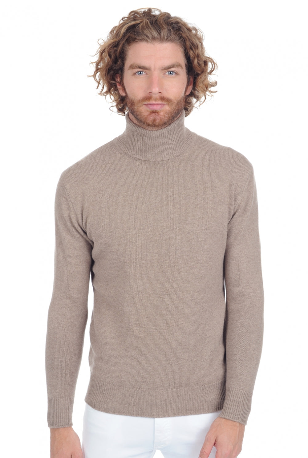 Edgar 4F Premium en cachemire homme - dolma natural - Mahogany
