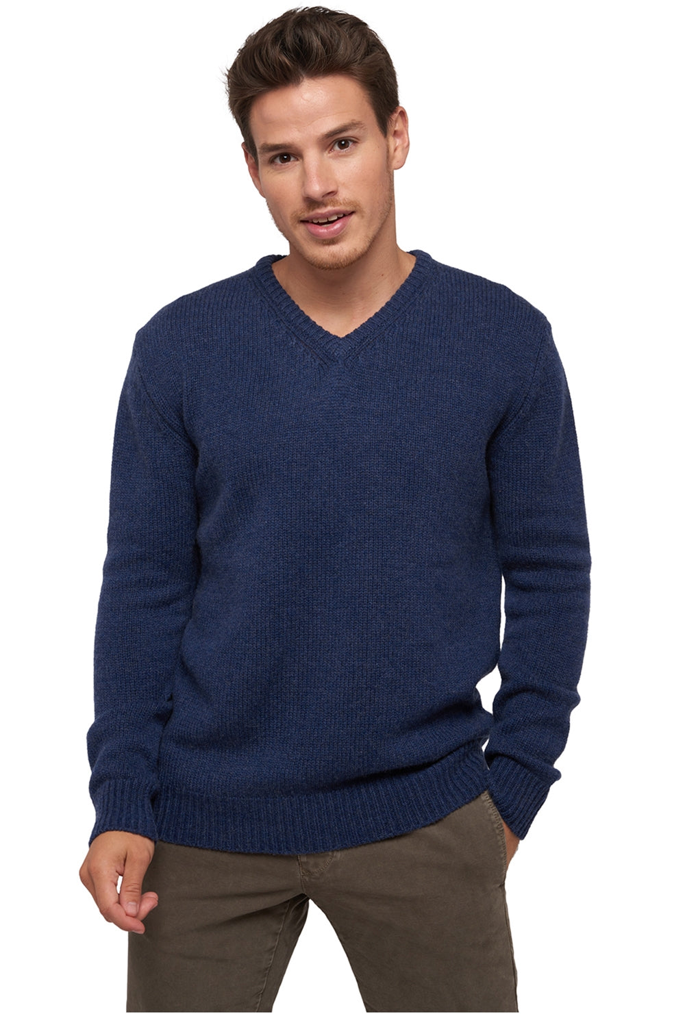 Atman en cachemire homme - indigo - Mahogany