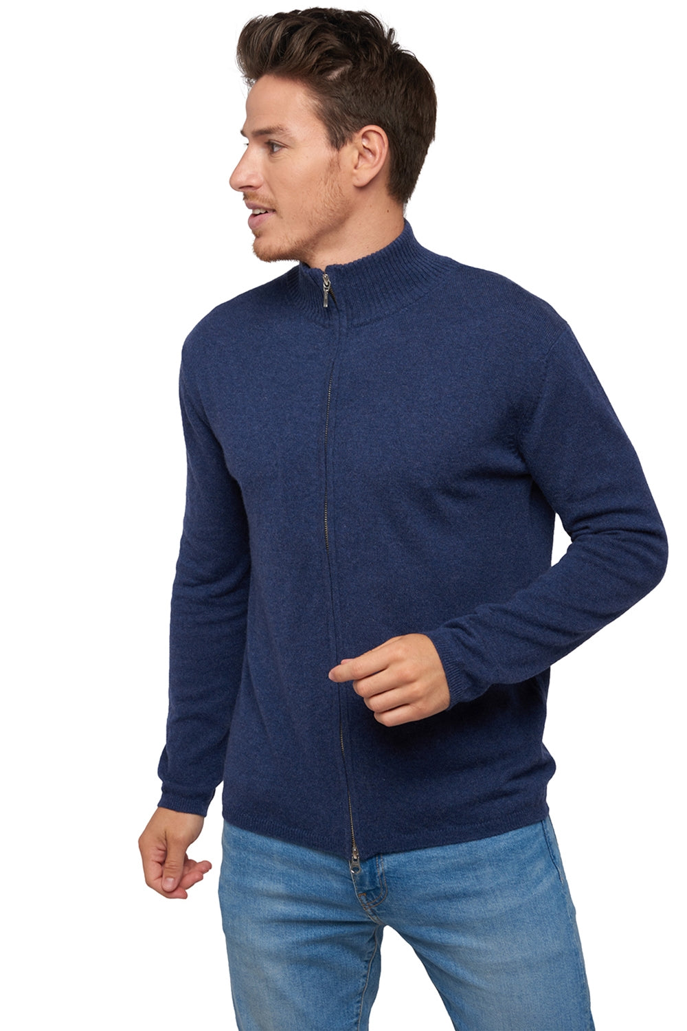 Elton en cachemire homme - indigo - Mahogany