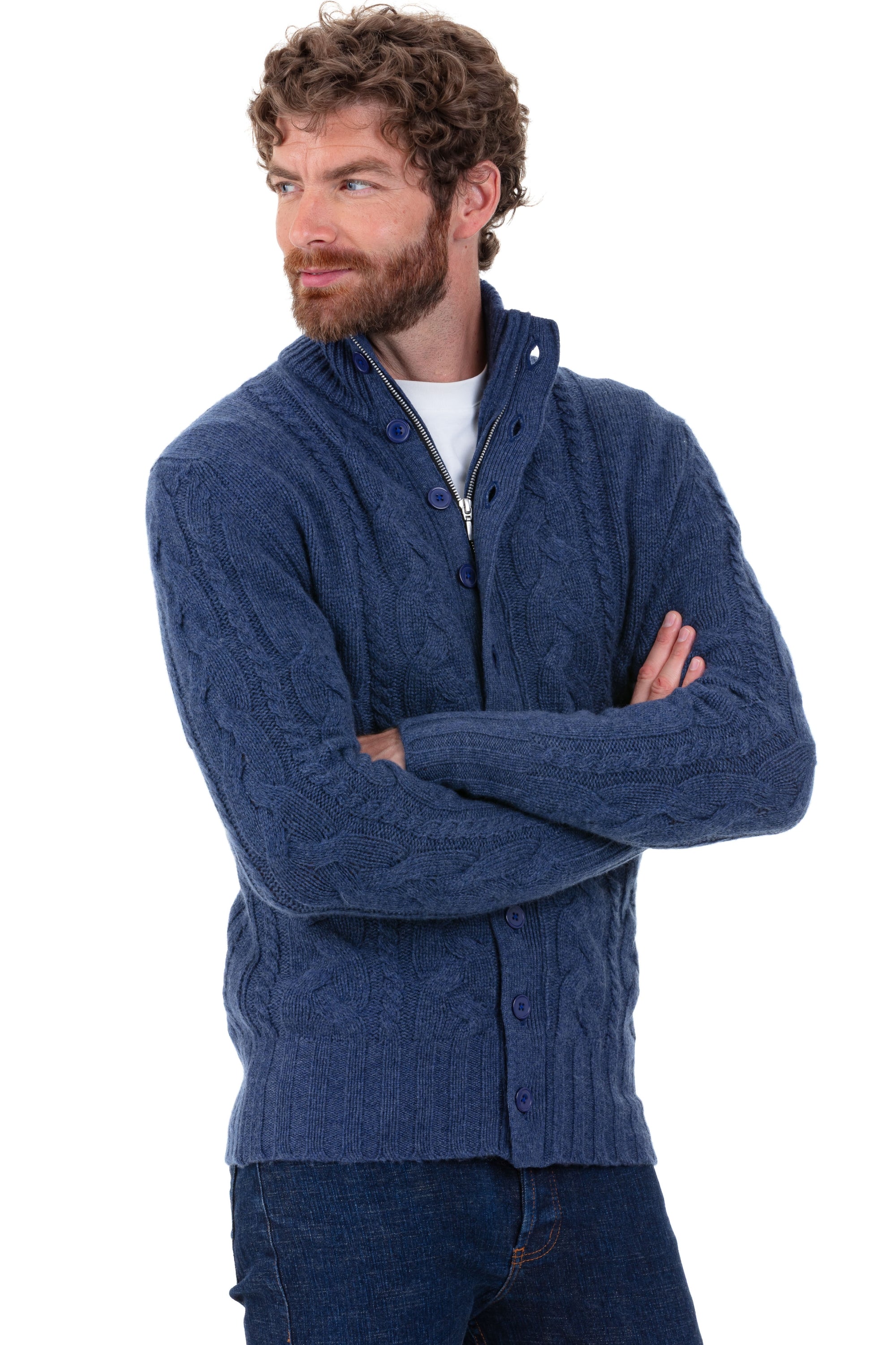 Loris en cachemire homme - indigo - Mahogany