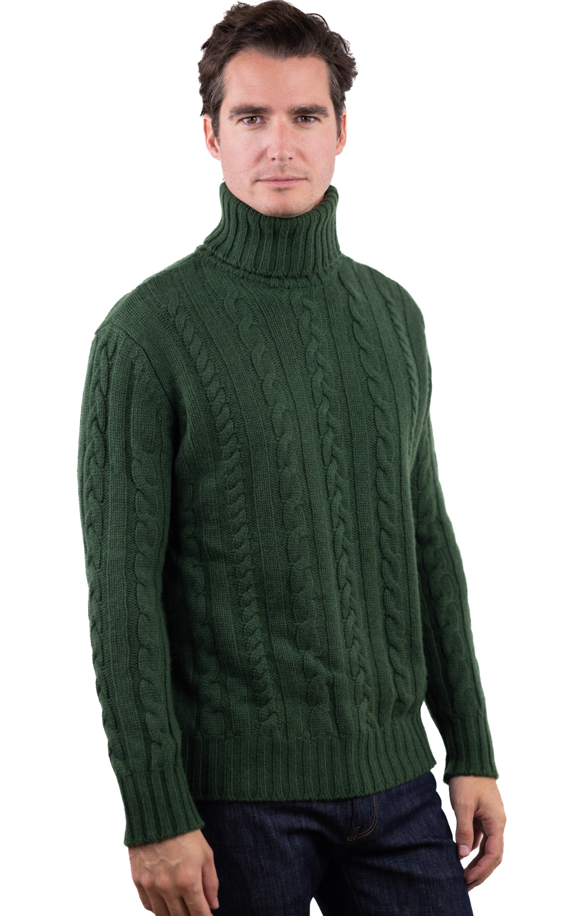 Lucas en cachemire homme - cedar - Mahogany
