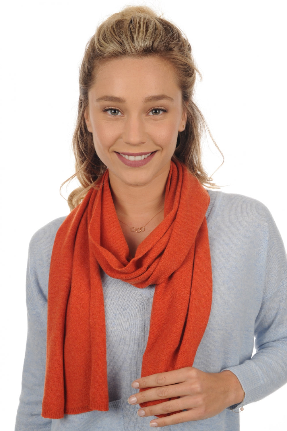 Ozone en cachemire mixte - paprika - Mahogany