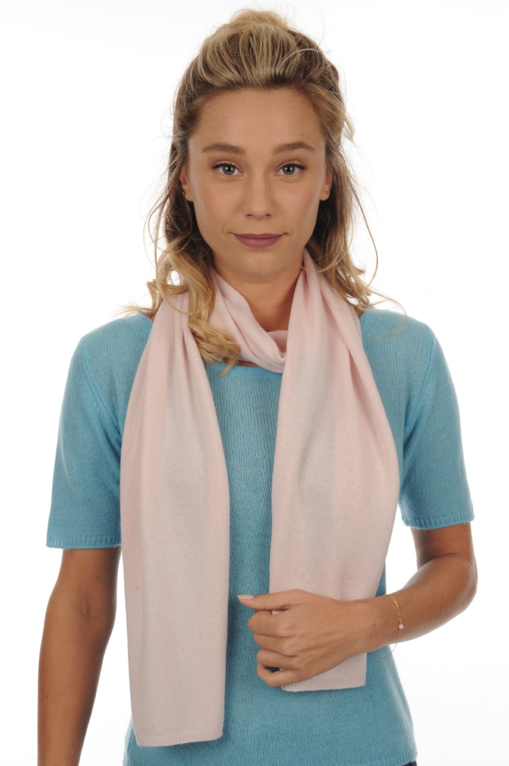 Ozone en cachemire mixte - rose pâle - Mahogany