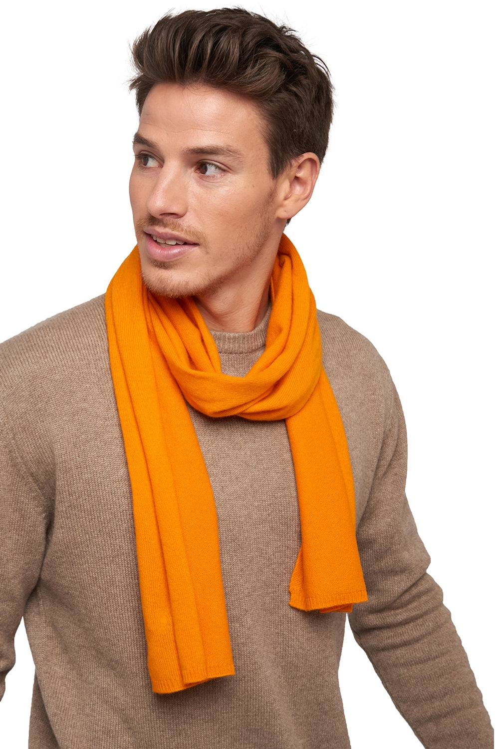 Ozone en cachemire mixte - orange - Mahogany