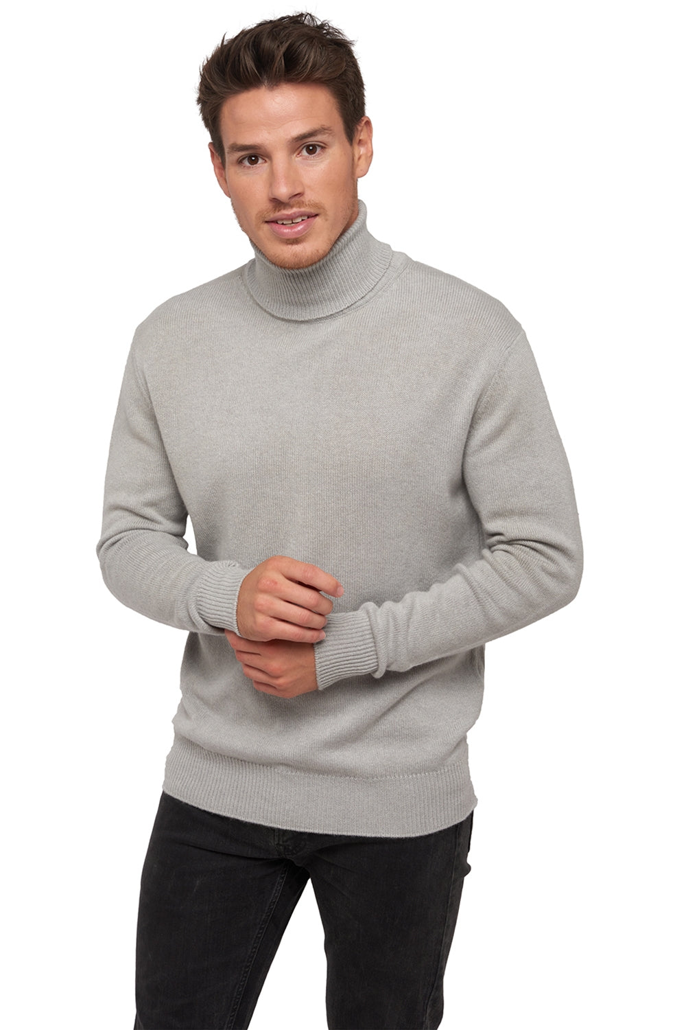 Edgar 4F en cachemire homme - concrete - Mahogany