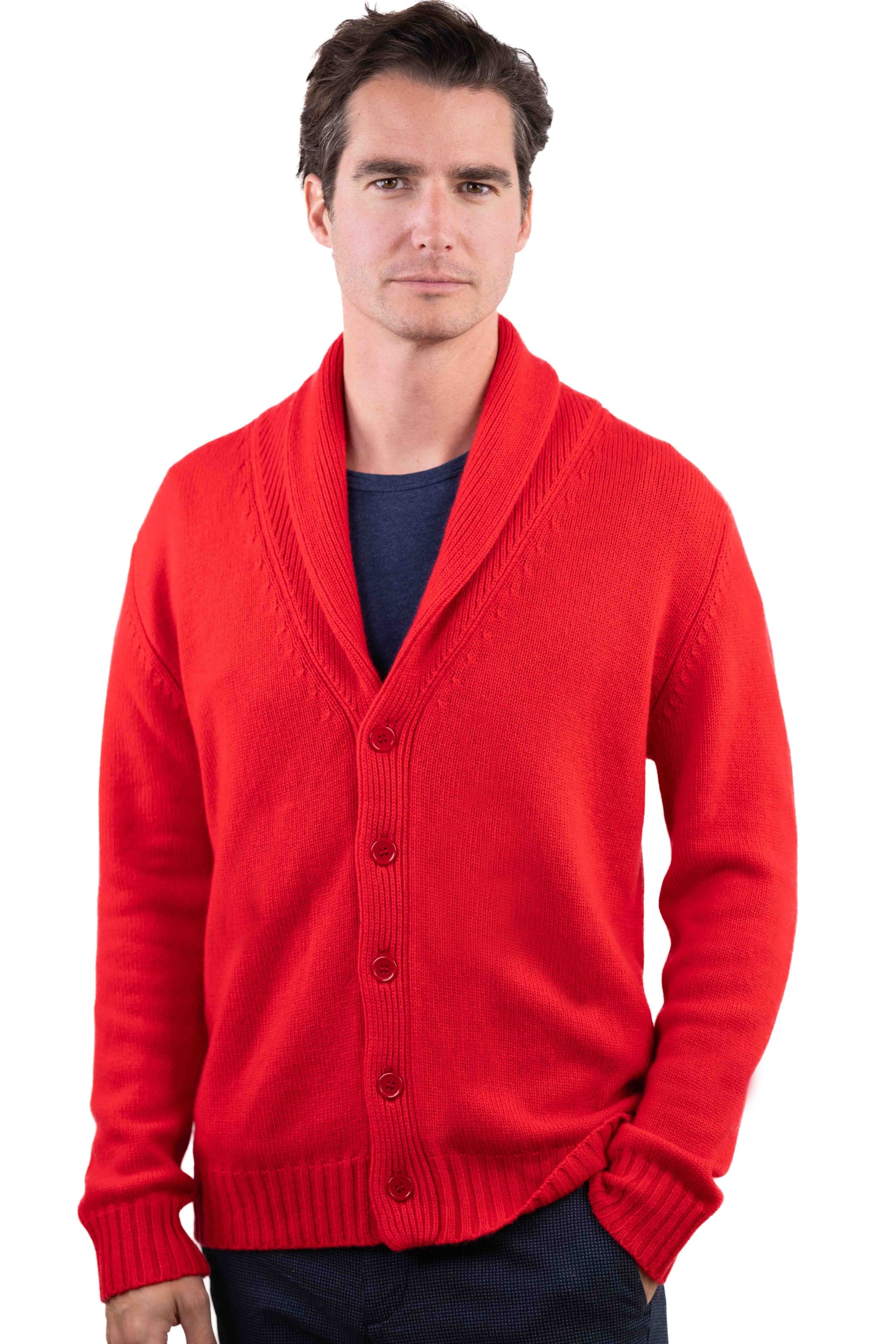 Jovan en cachemire homme - rouge - Mahogany