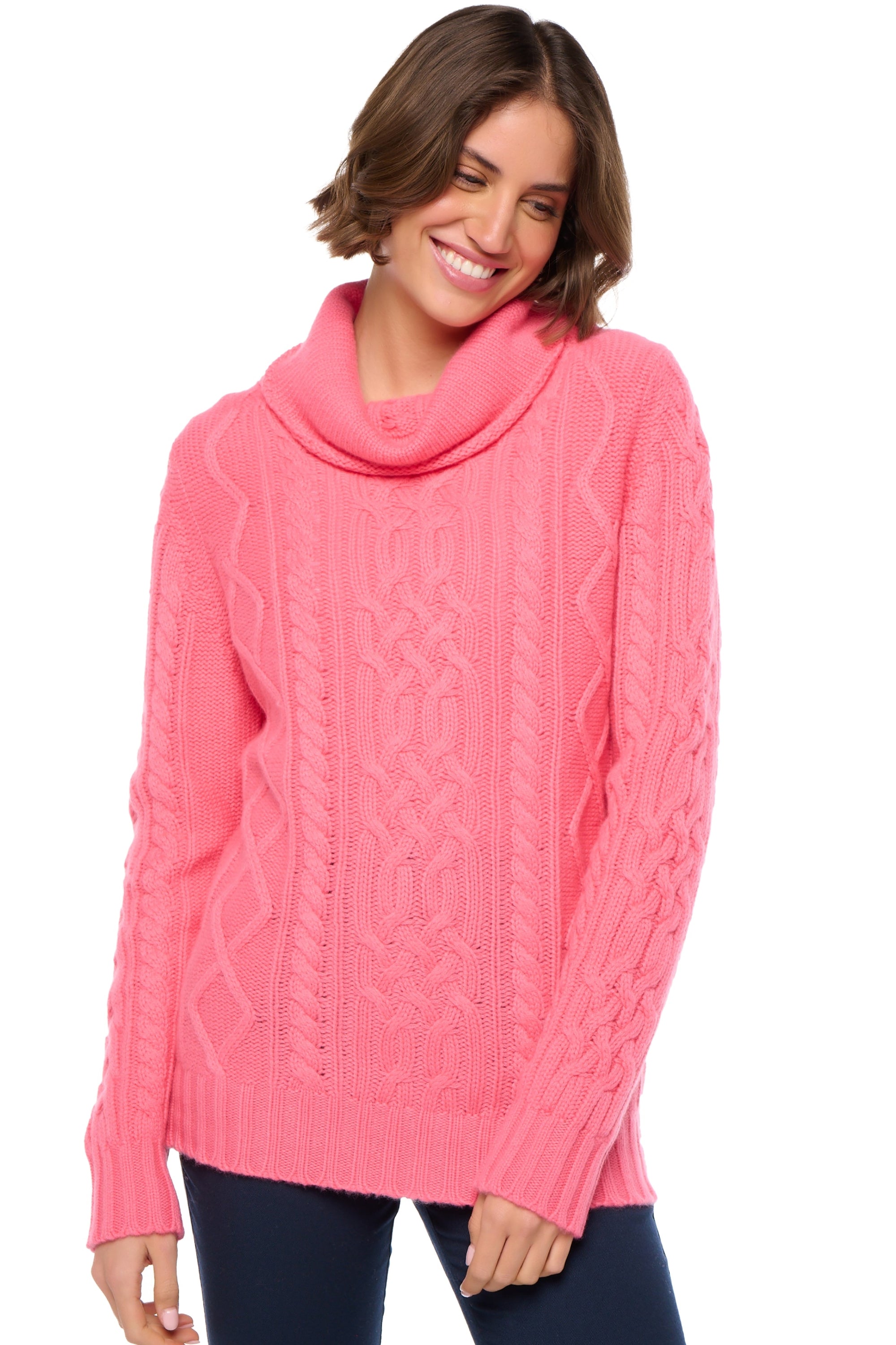 Wynona en cachemire femme - blushing - Mahogany