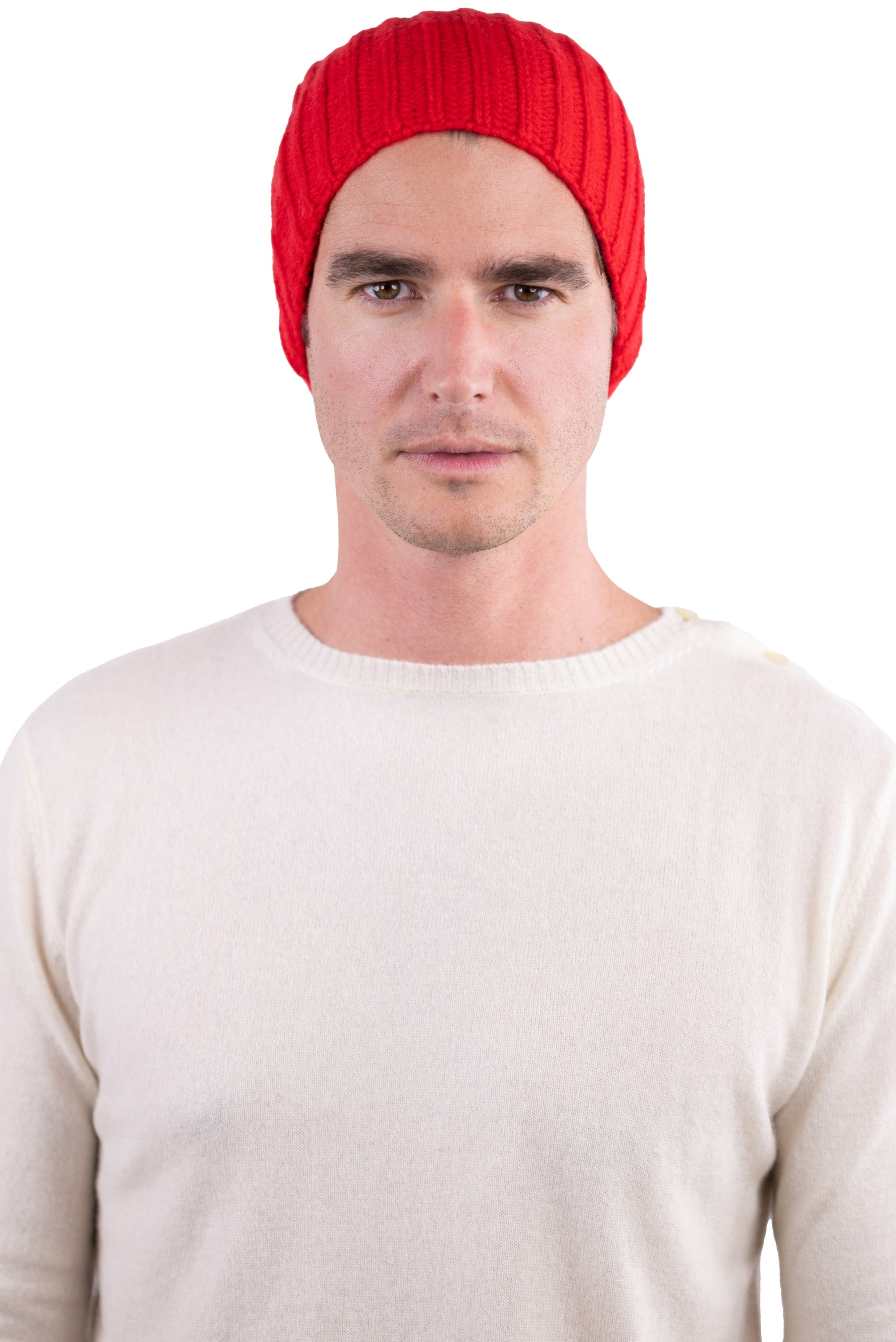 Youpie en cachemire mixte - rouge - Mahogany
