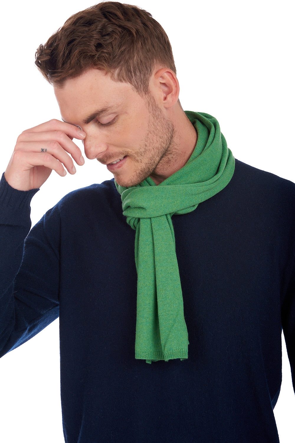 Ozone en cachemire mixte - basil - Mahogany