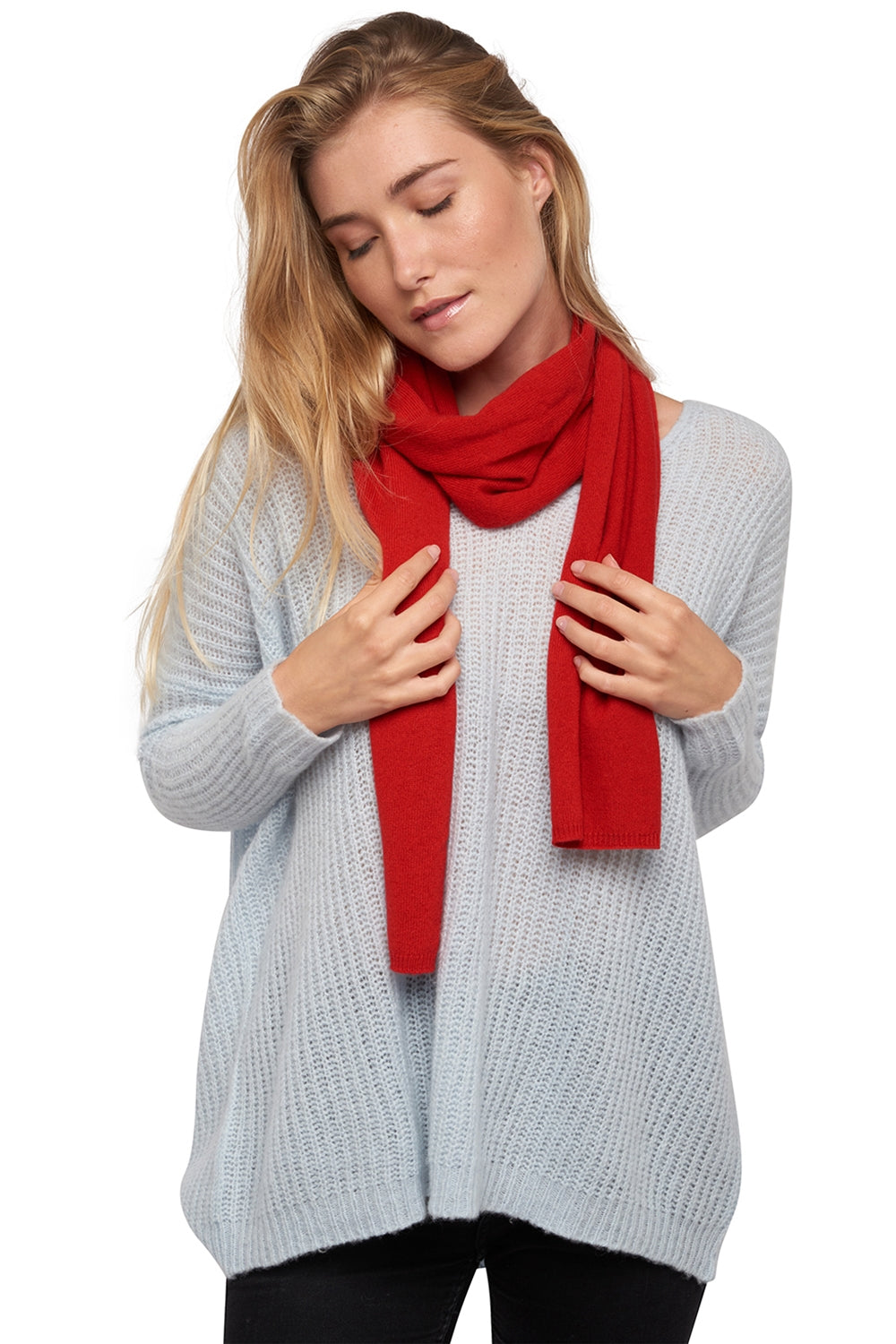 Ozone en cachemire mixte - rouge - Mahogany