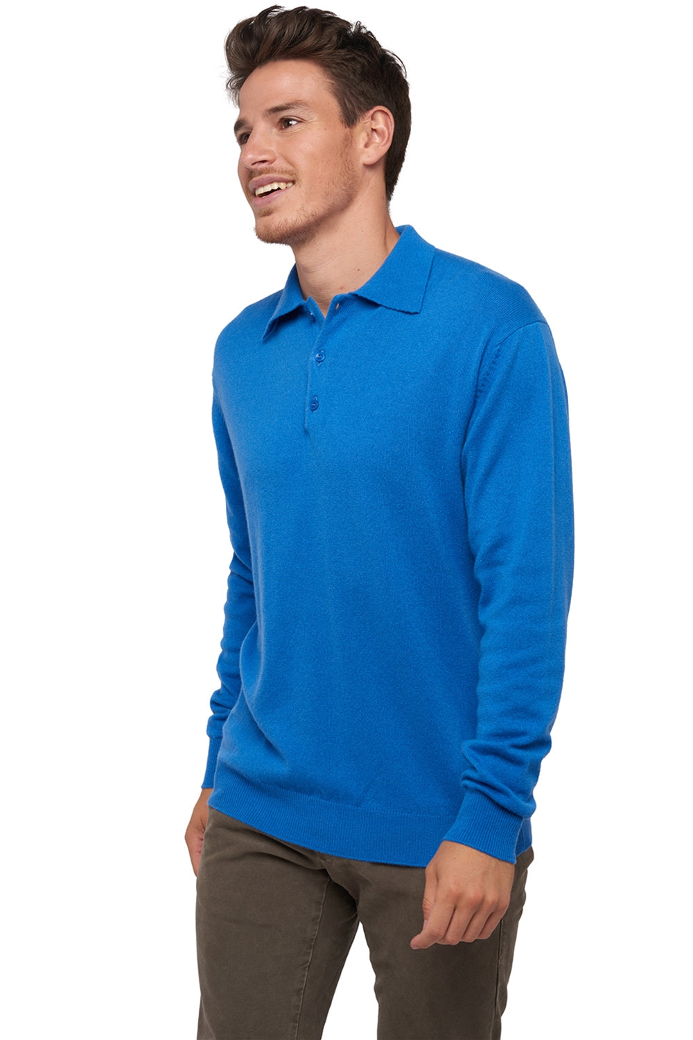 Alexandre en cachemire homme - tetbury blue - Mahogany