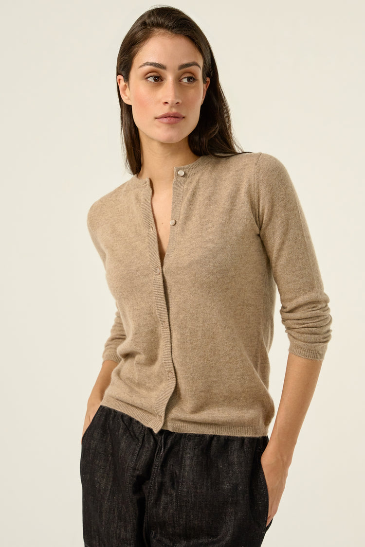 Chloe en cachemire femme - natural brown - Mahogany