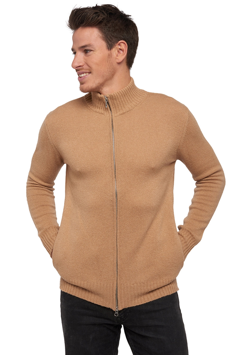 Clyde en chameau homme - Vue 1 - camel naturel - Mahogany