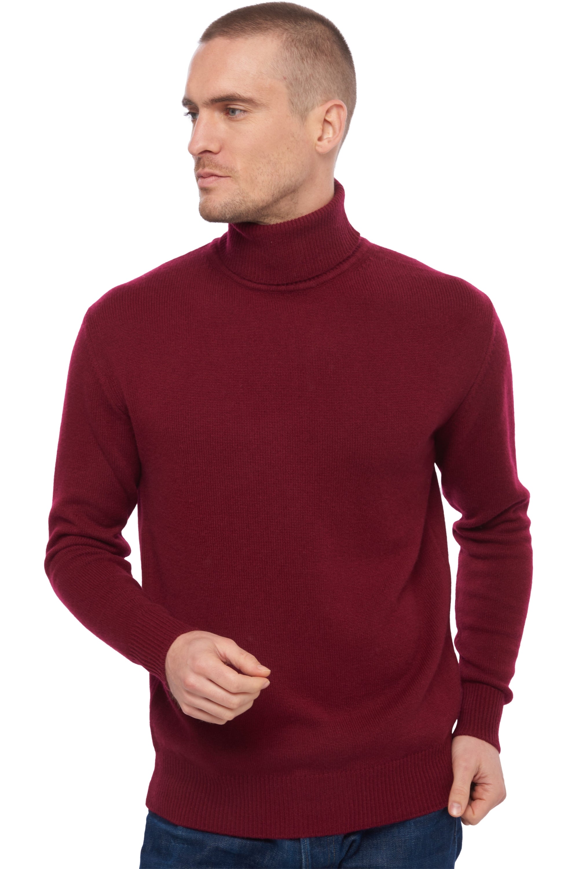 Edgar 4F en cachemire homme - bordeaux - Mahogany