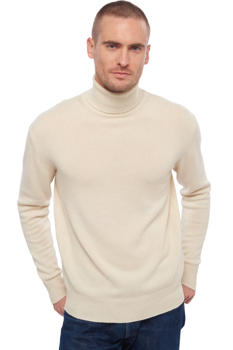 Edgar 4F en cachemire homme - natural écru - Mahogany