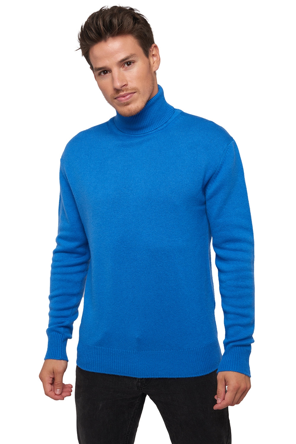 Edgar 4F en cachemire homme - tetbury blue - Mahogany