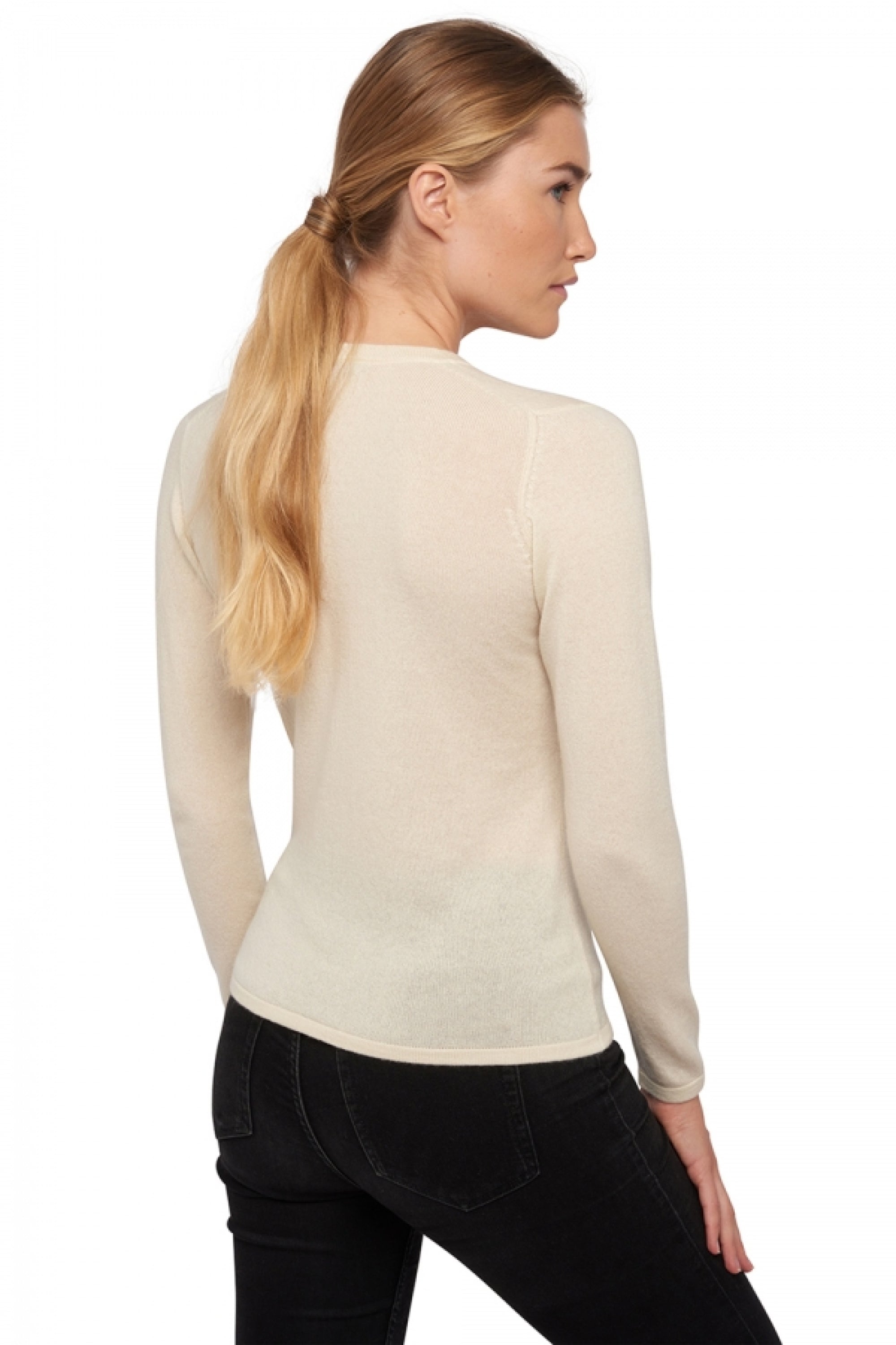 Emma en cachemire femme - Vue 1 - natural écru - Mahogany