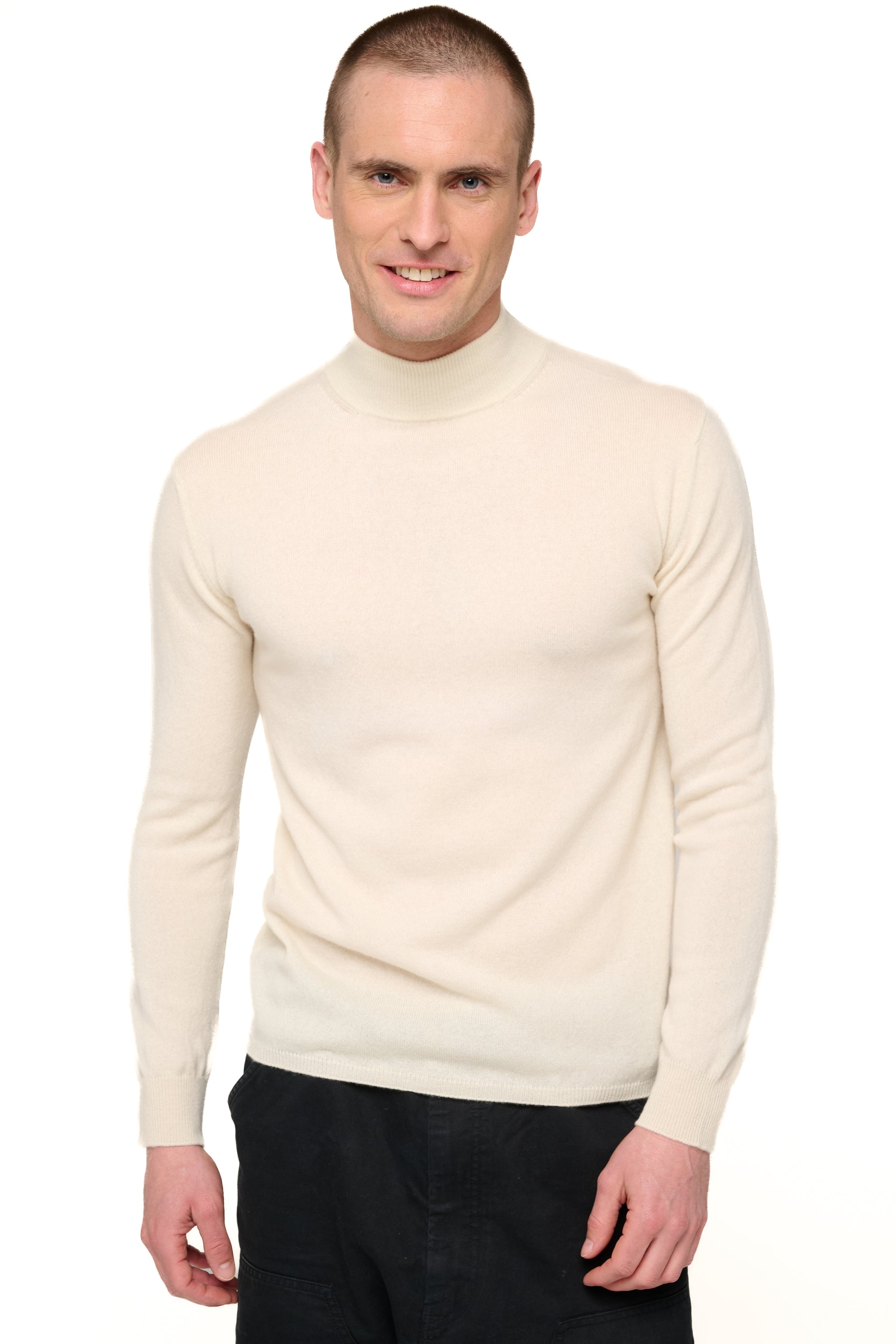 Frederic en cachemire homme - natural écru - Mahogany