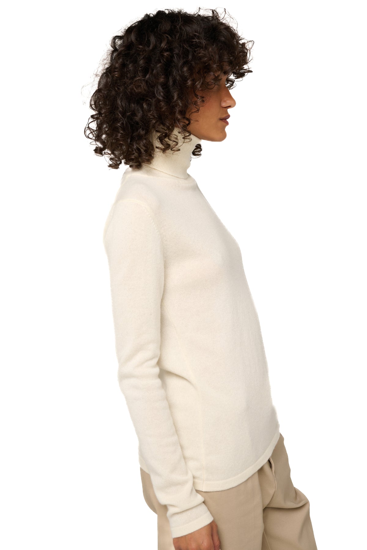 Jade en cachemire femme - Vue 3 - natural écru - Mahogany