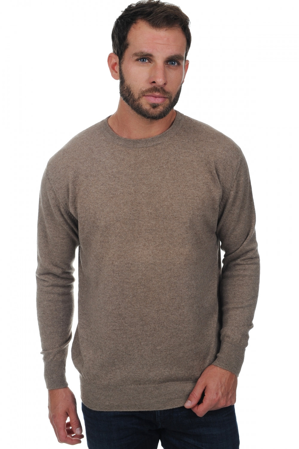 Nestor en cachemire homme - natural brown - Mahogany
