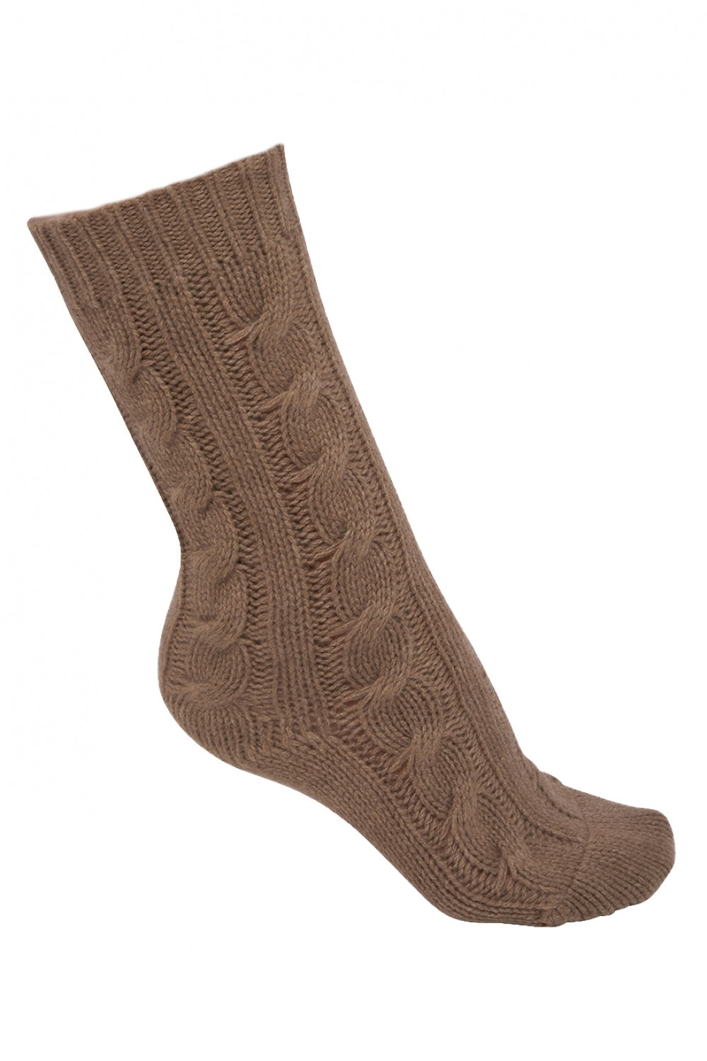 Pedibus en cachemire mixte - natural brown - Mahogany