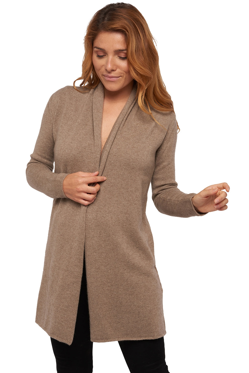 Perla en cachemire femme - natural brown - Mahogany