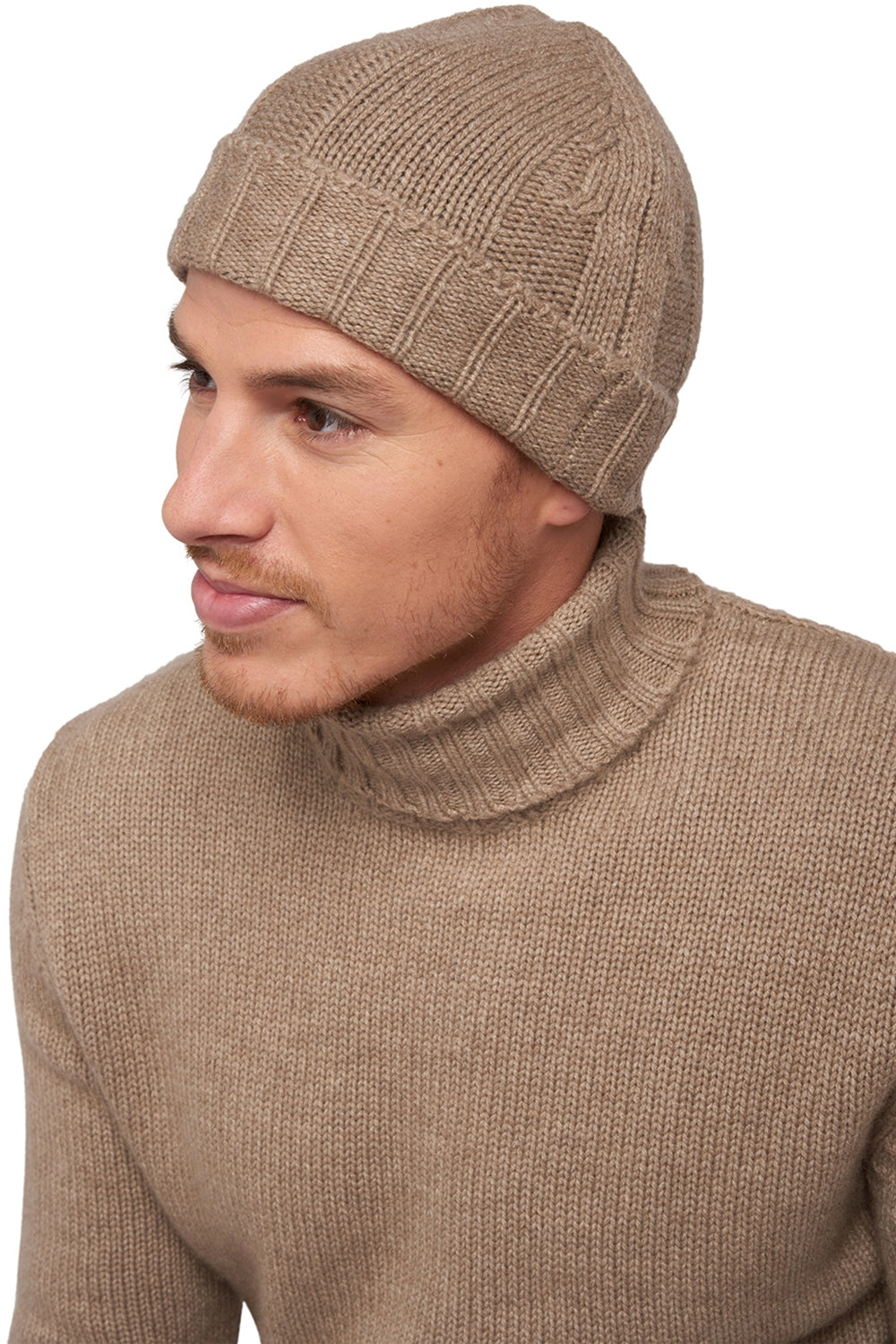 Ted en cachemire homme - natural brown - Mahogany