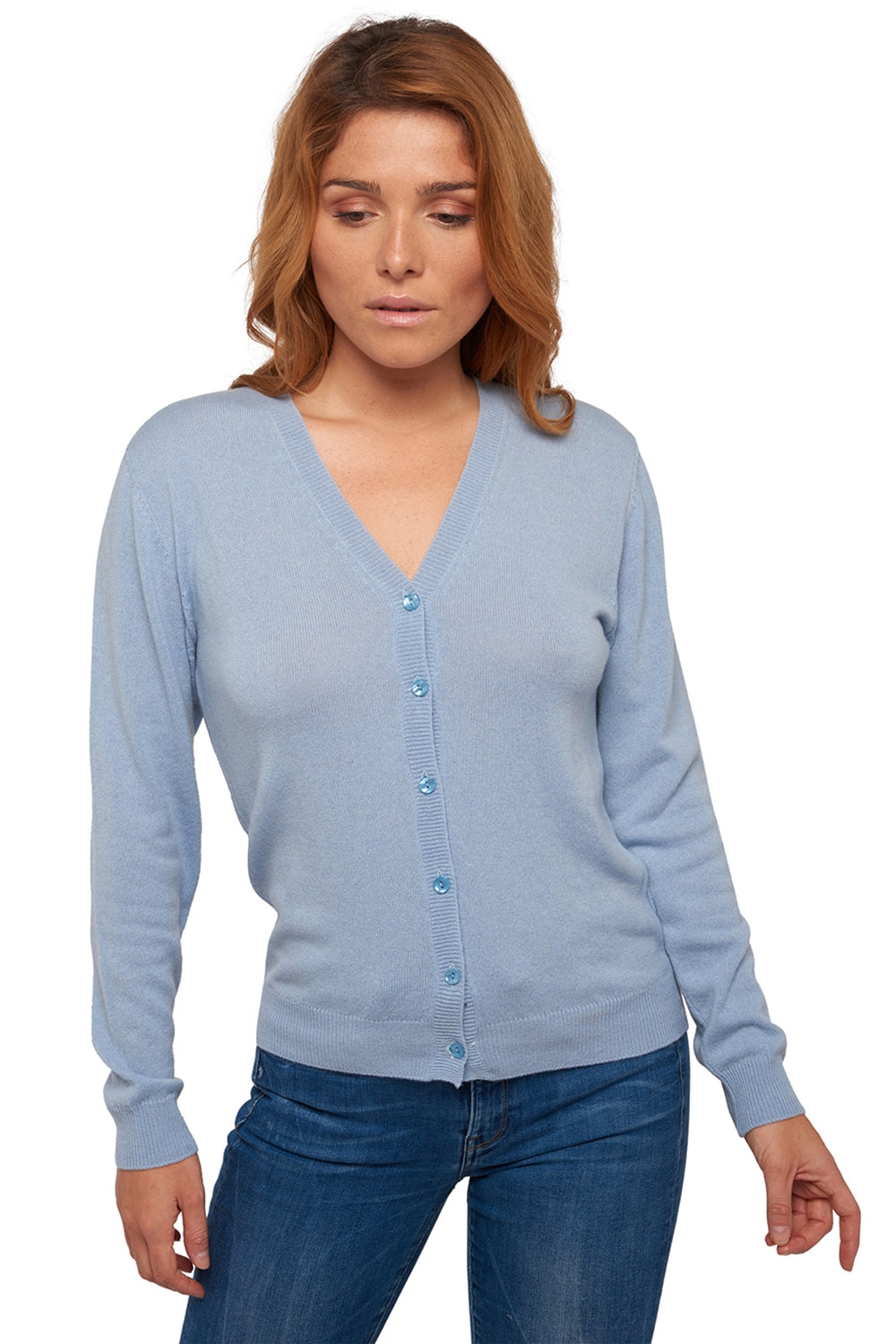 Taline en cachemire femme - sky blue - Mahogany