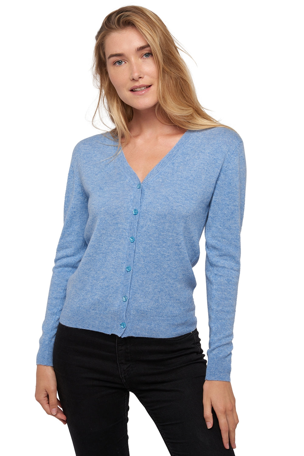Taline en cachemire femme - stonewash - Mahogany