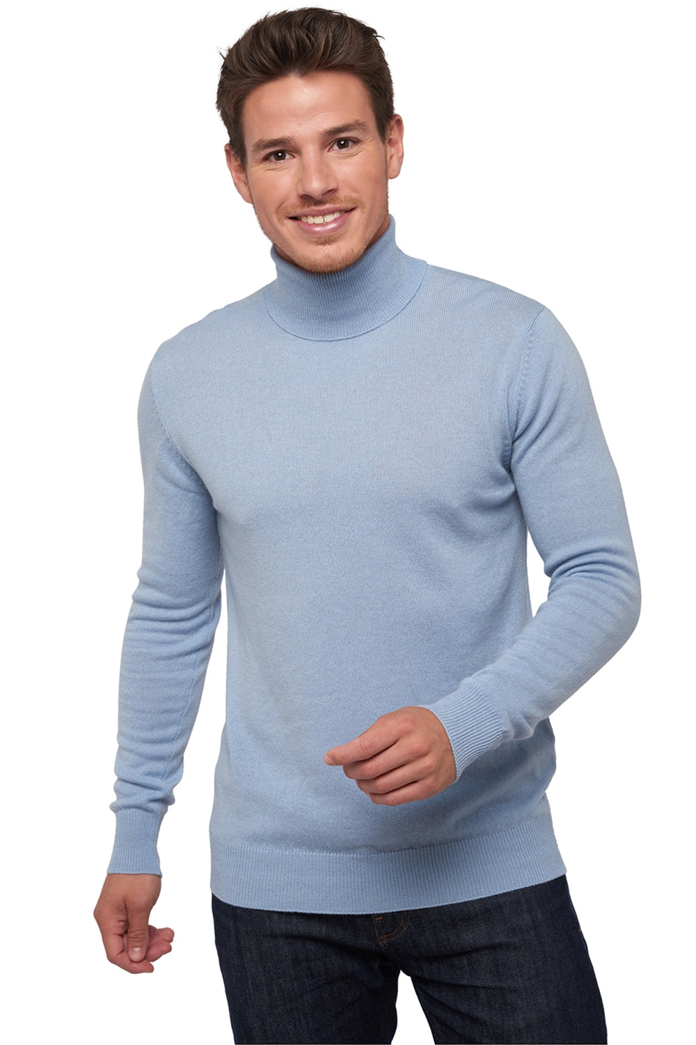 Tarry en cachemire homme - sky blue - Mahogany